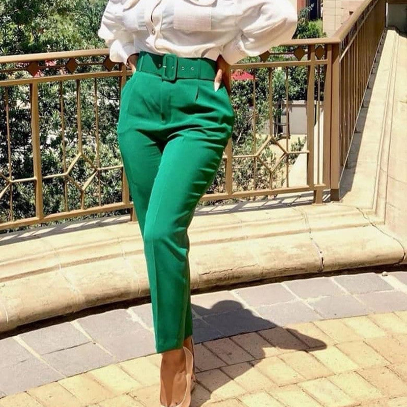 Sexy plus size high waist wearing trousers - Image 5